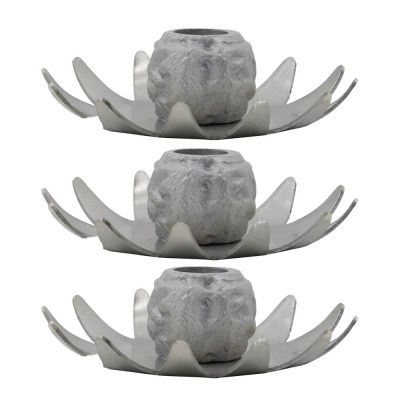 House Doctor - Starry Kynttilänjalka 3 kpl Hopea