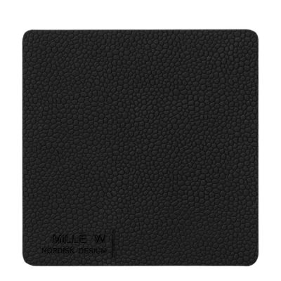 MiLLE W NORDISK DESIGN - Rectangular Lasinalunen 10x10 cm Musta