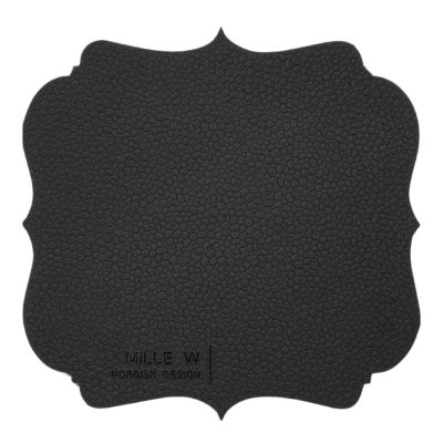 MiLLE W NORDISK DESIGN - Vintage Lasinalunen 12x12 cm Musta