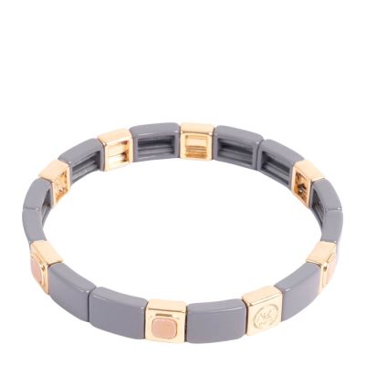 A&C Oslo AS - Enamel Tiles Stone Line Rannekoru Denim/Kulta