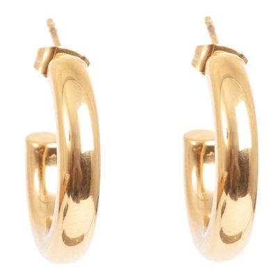A&C Oslo AS - Steel - Essentials hoops Korvakorut chunky 24 mm Kulta