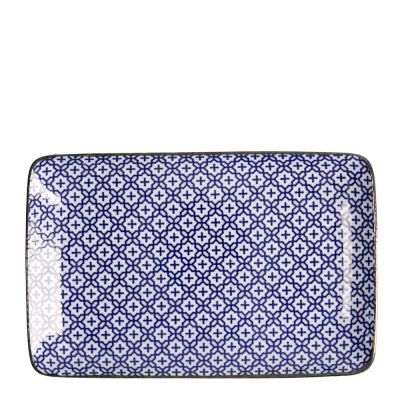 Tokyo Design Studio - Sashiko Tarjoilulautanen 20,4x13 cm