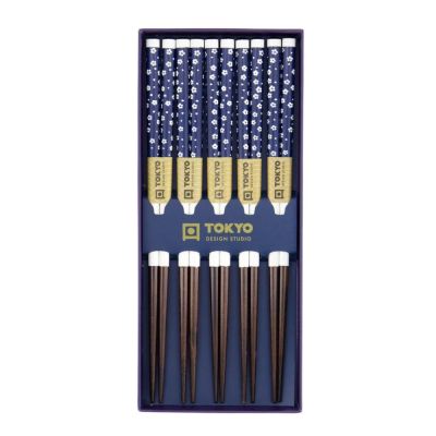 Tokyo Design Studio - Syömäpuikot 5 kpl Sininen/Luumu