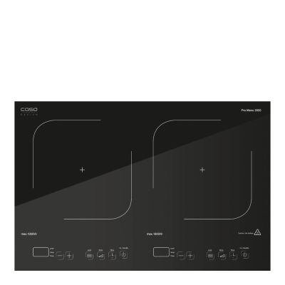 Caso - Pro Menu 2800 Induktiolevy tupla 36x60,5 cm Musta