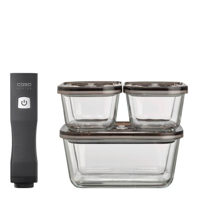 Caso - Vacu OneTouch Eco Tyhjiöpakkaussetti Musta