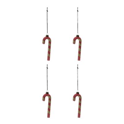 House Doctor - Stick Joulukoriste 4 kpl Punainen