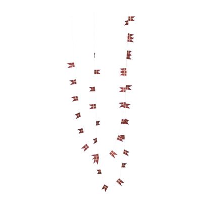 House Doctor - Flags Viirinauha 500 cm Punainen/Samppanja