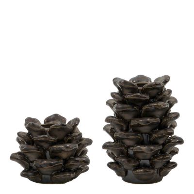 House Doctor - Cone Kynttilänjalka 2 kpl Metalli