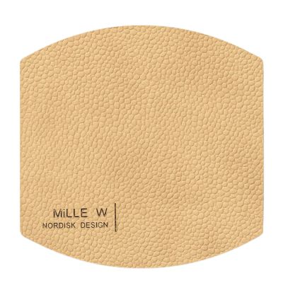 MiLLE W NORDISK DESIGN - Ellips Lasinalunen 10x10 cm Beige