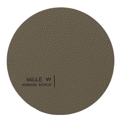 MiLLE W NORDISK DESIGN - Round Lasinalunen 10 cm Harmaa