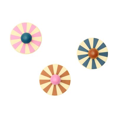 Kid's Concept Sirkus koukku 3 osaa Monivärinen, Ø10×4,4 cm