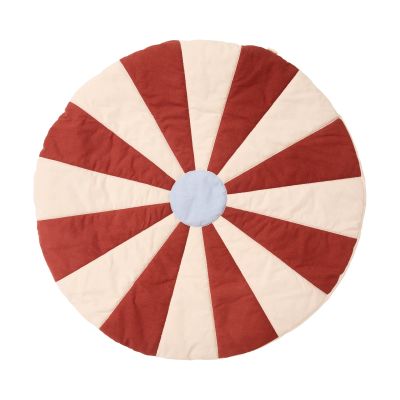 Kid's Concept Sirkus leikkimatto Punainen, Ø112×2 cm