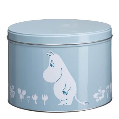 Martinex - Muumi Pinottava peltipurkki Muumipeikko 1,5 L Sininen