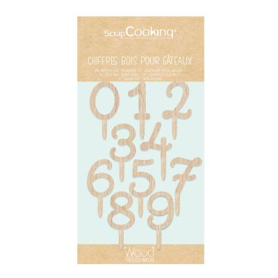 ScrapCooking - Kakkukoriste numerot 0–9 Puu