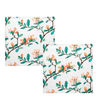 Stiernholm - Magnolia Servetti 45x45 cm 2 kpl Valkoinen
