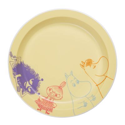 Martinex - Muumi Piknik Lautanen 21 cm 2 kpl Keltainen