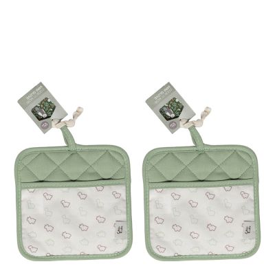 Modern House - Chic Kids Patalappu 17,5x17,5 cm 2 kpl Dinosaurus