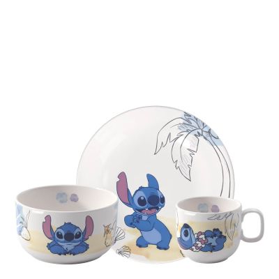 Villeroy & Boch - Kiddy Disney Lasten astiasto 3 osaa Stitch