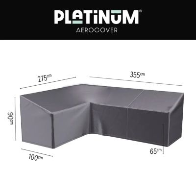 Platinum Aerocover, Oleskelutilan suoja L HB 355x275x100xK65/90 Vasen Aerocover Antrasiitti