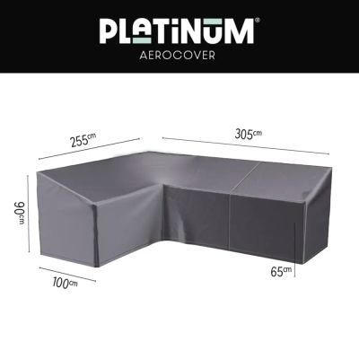 Platinum Aerocover, Oleskelutilan suoja L HB 305x255x100xK65/90 Vasen Aerocover Antrasiitti