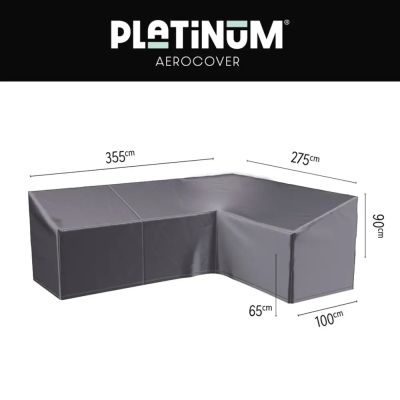 Platinum Aerocover, Oleskelutilan suoja L HB 355x275x100xK65/90 Oikea Aerocover Antrasiitti