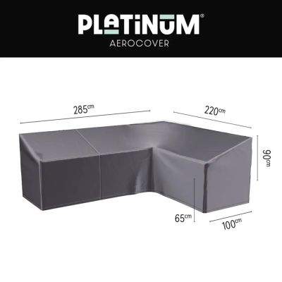 Platinum Aerocover, Oleskelutilan suoja L HB 285x220x100xK65/90 Vasen Aerocover Antrasiitti