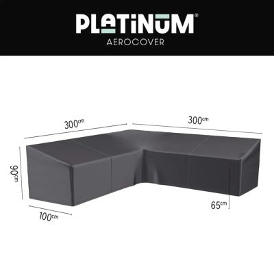 Platinum Aerocover, Oleskelutilan suojapeite L HB 300x300x100xK65/90 Aerocover Antrasiitti