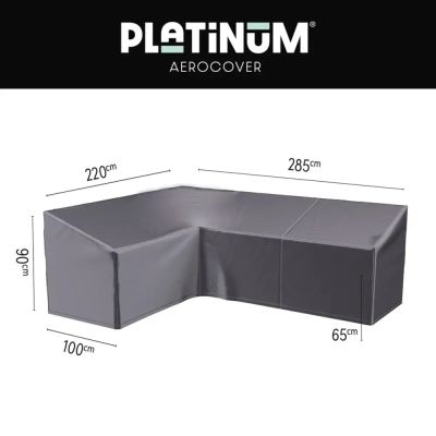Platinum Aerocover, Oleskelutilan suoja L HB 285x220x100xK65/90 Vasen Aerocover Antrasiitti