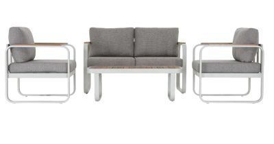 Veke Lumme sohvaryhmä 2+1+1 sohvapöydällä greige/hiekka