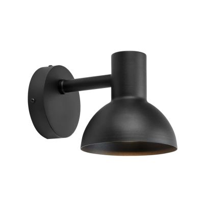 Markslöjd - Nubi LED-ulkoseinälamppu, musta, IP44, himmennettävä, teräs