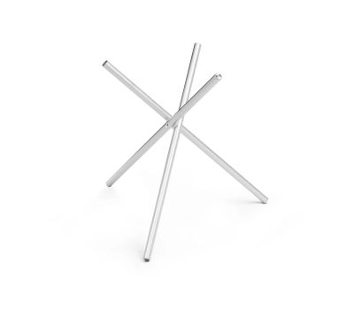 Höfats BOWL 70 kolmijalkainen jalusta Hopea