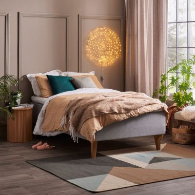 Finarte Triangle villamatto 160x230 cm harmaa/sininen