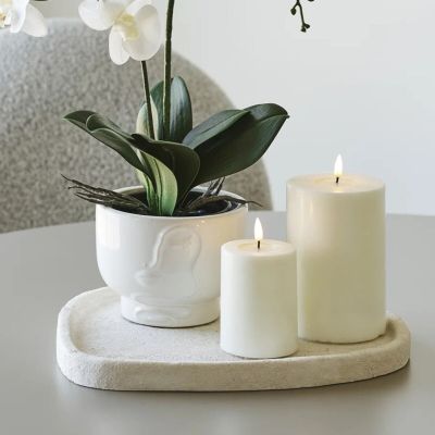 House Nordic sementti tarjotin 35x30 cm beige