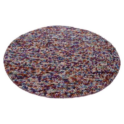 Finarte Nirvana villamatto 150 cm pyöreä monivärinen