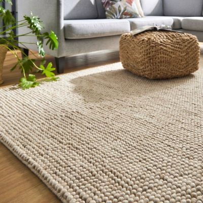 Finarte Nirvana villamatto 160x230 cm vaaleanbeige