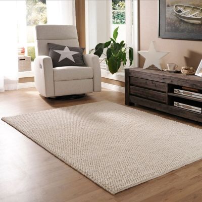 Finarte Nirvana villamatto 160x230 cm valkoinen