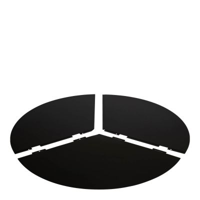 Espegard - Tulisijan suoja-alusta Ø100 cm Musta