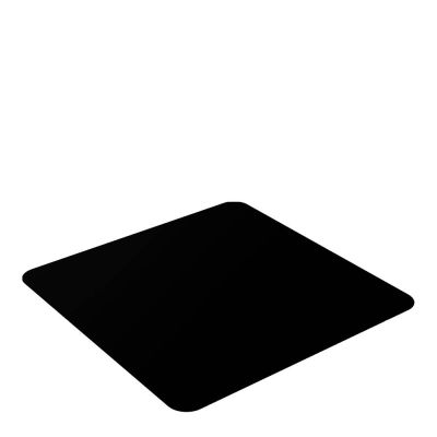 Espegard - Tulisijan suoja-alusta 60x60 cm Musta