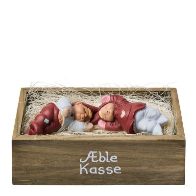 Klarborg - Tontut Adam & Annika puulaatikossa 13,5 cm