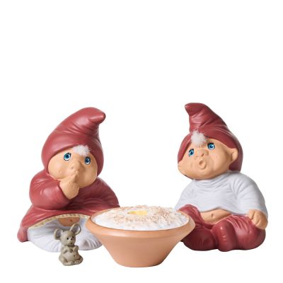 Klarborg - Tontut Maja & Nicolai, puuro ja hiiri 11,4 cm