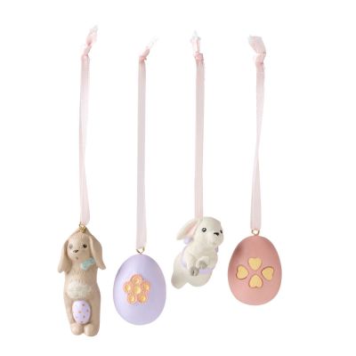 Klarborg - Pääsiäiskoriste Eläinlapset 4 kpl Kevät 2023