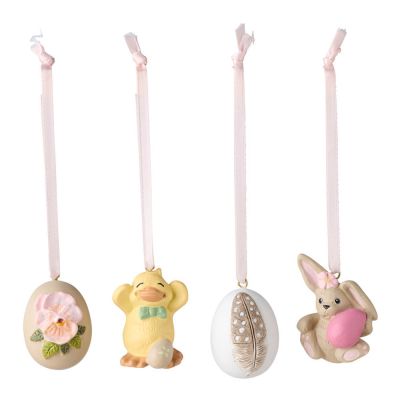 Klarborg - Pääsiäiskoriste Eläinlapset 4 kpl Kevät 2024