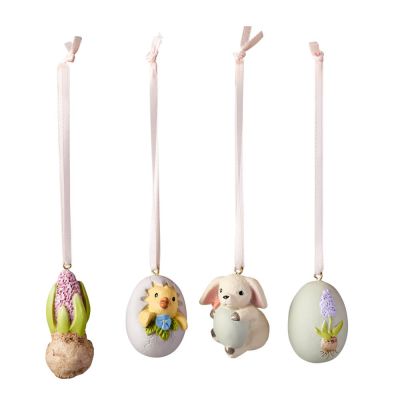 Klarborg - Pääsiäiskoriste Eläinlapset 4 kpl Kevät 2024