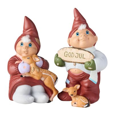 Klarborg - Tonttupari Elvin & Emmelie 13,5 cm vuositontut 2025