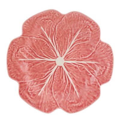 Bordallo Pinheiro - Cabbage Lautanen 26,5 cm Vaaleanpunainen
