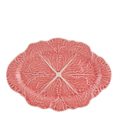 Bordallo Pinheiro - Cabbage Tarjoiluastia 37,5x26 cm Vaaleanpunainen