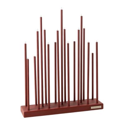 Smak Design - Elflugan Kynttilänjalka Grande 50x12,5 cm Punainen