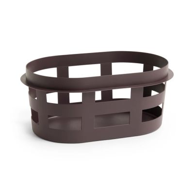 HAY - Basket säilytyskori, punainen muovi, pituus 57 cm