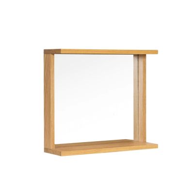 Hübsch - Base-seinäpeili, vaalea tammi, korkeus 50 cm –