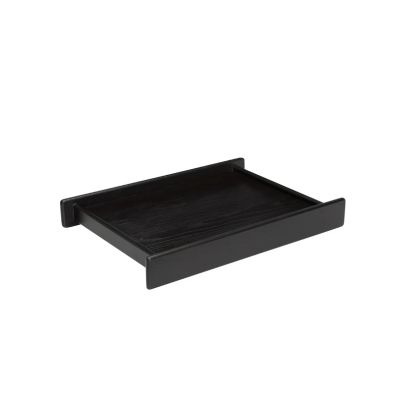 Hübsch - Less-tarjotin, musta, pituus 42 cm –